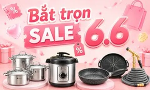 Bếp nhà sang xịn, tiệc hè thả ga: Tranh thủ sale 6.6 sắm ngay loạt món đồ khiến ai cũng muốn về nhà ăn cơm