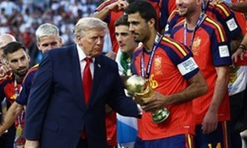 Sự xuất hiện của Tổng thống Donald Trump tại trận chung kết World Cup gây chú ý đặc biệt