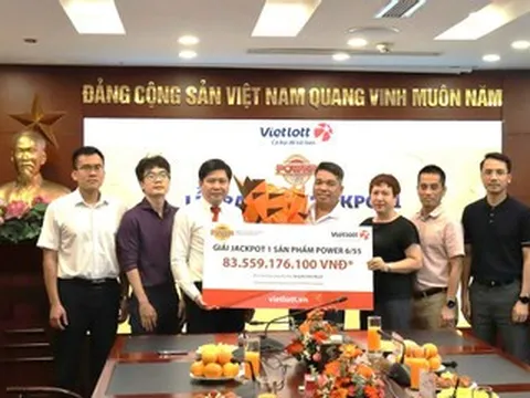 Lộ diện người trúng độc đắc Vietlott hơn 83,5 tỷ đồng