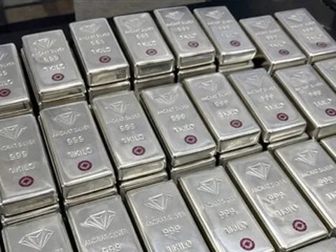 Giá bạc hôm nay 22/6/2026 bật tăng mạnh, có nơi thêm hơn 1,6 triệu đồng/kg