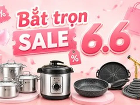 Bếp nhà sang xịn, tiệc hè thả ga: Tranh thủ sale 6.6 sắm ngay loạt món đồ khiến ai cũng muốn về nhà ăn cơm