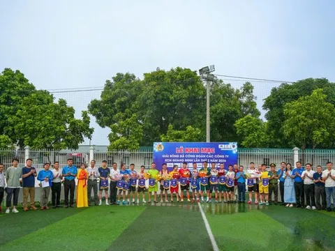Khai mạc Giải bóng đá Khu công nghiệp Quang Minh lần thứ II năm 2026: Lan tỏa tinh thần thể thao, tăng cường gắn kết doanh nghiệp
