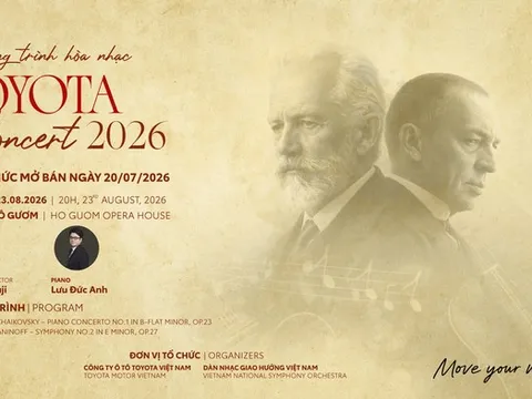 Hòa nhạc Toyota 2026 trở lại với đêm diễn ngày 23/8 tại Hà Nội