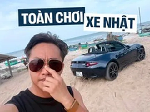Cường ‘Đô la’ đem Mazda MX-5 đi vầy cát biển: Màu sơn mới khác dàn xe đang có, bộ sưu tập JDM số sàn nay lên tới 4 chiếc?